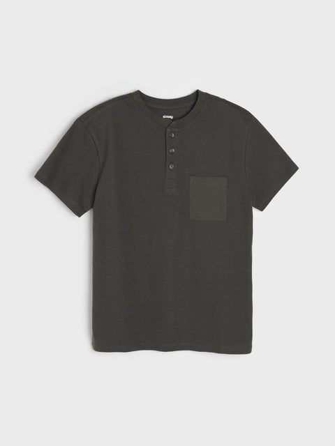 Sinsay Boy's Dark Green Short-Sleeve T-Shirt | Sinsay In Lebanon