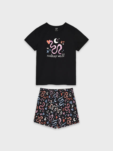 Sinsay Girl's Black Pajama Set | Sinsay In Lebanon