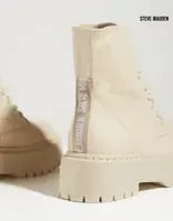 Steve Madden Women's Beige Skylar Leather Boots |Steve Madden in Lebanon