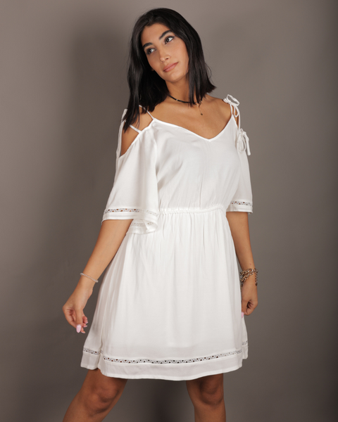 Orsay Women's White Dress 1004/441051 FA322