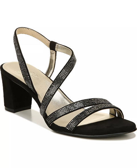 Naturalizer Women's Black Vanessa Strappy Heled Sandals | Naturalizer In Lebanon