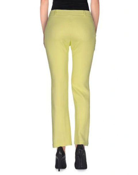 Just Cavalli Women's Light Yellow Trouser S04KA0108 FA353