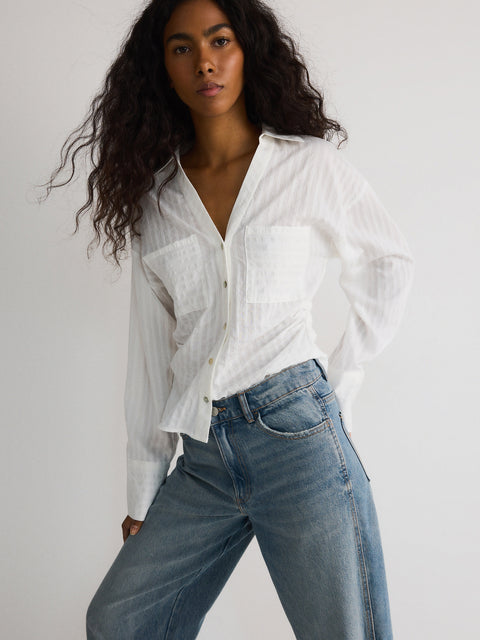 Reserved Denim Women's Blue lyocell Wide-leg Jeans | Reserved In Lebanon