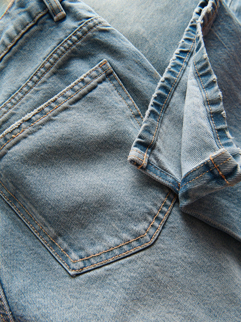 Reserved Denim Women's Blue lyocell Wide-leg Jeans | Reserved In Lebanon