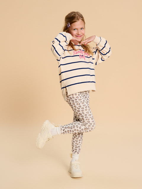 Sinsay Girl's Beige Animal Print Leggings | Sinsay In Lebanon