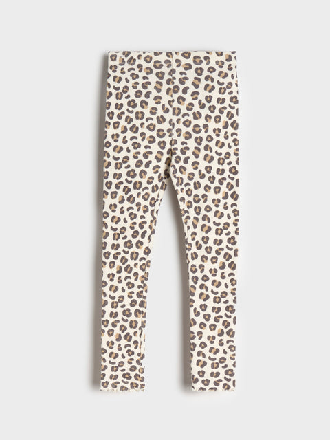Sinsay Girl's Beige Animal Print Leggings | Sinsay In Lebanon