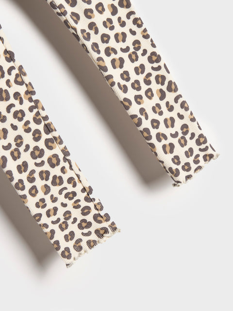 Sinsay Girl's Beige Animal Print Leggings | Sinsay In Lebanon