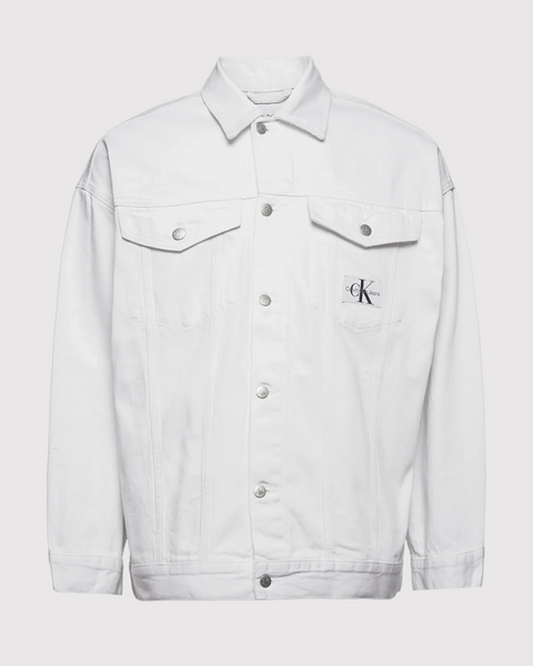 Calvin Klein Jeans Men's White Jeans Jacket U9T6V FE949 (zone7)