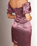 Glamorous Women's Pink Metallic Dress 115008 FE189