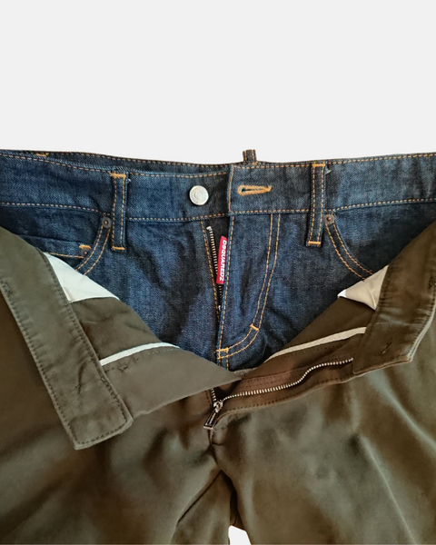 Dsquared2 Men's Double Layered Denim Pants Jeans S74FZ0014  FA163(AA34)