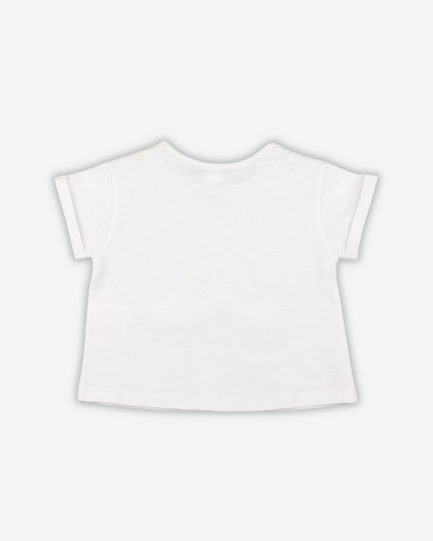 Charanga Girl's  White T-Shirt 78677 CR22 shr