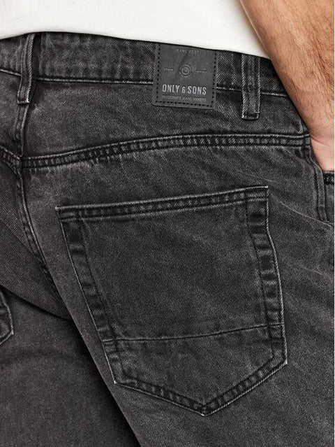 Only & Sons Men's Black Edge Loose Fit Jeans | Only & Sons In Lebanon