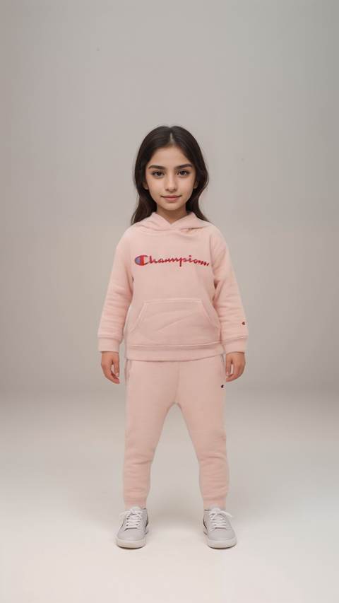 Champion Girl's Pink Long Sleeve Pajama Sets |Champion  in Lebanon
