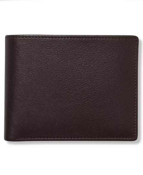 Perry Ellis Portfolio Men's Dark Brown Leather Park Avenue Bifold Wallet | Perry Ellis Portfolio In Lebanon