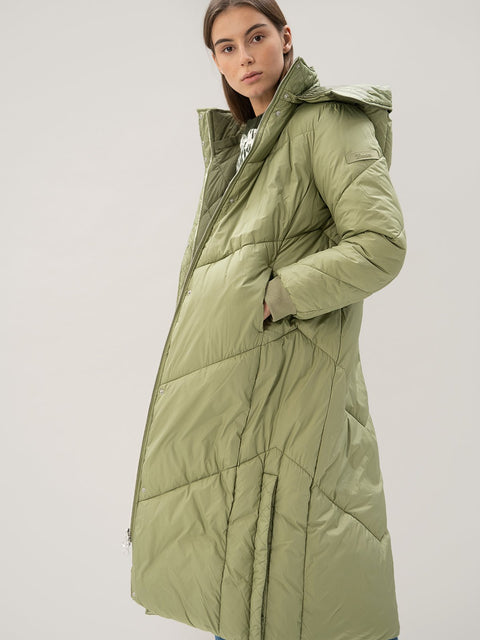 Tom Tailor Denim Women's Khaki Quilted Coat | Tom Tailor In Lebanon