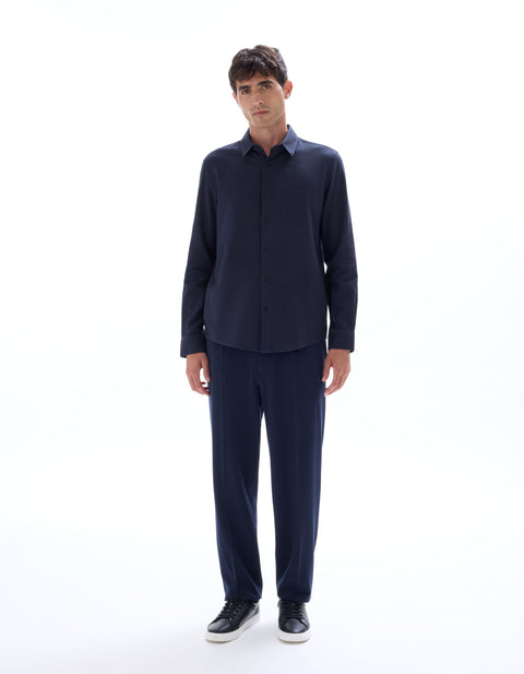 Celio Men's Navy Regular Shirt | Celio in Lebanon