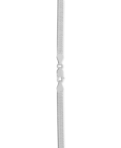 Giana Bernini Women's Silver Herringbone Link 18" Chain Necklace| Giana Bernini In Lebanon