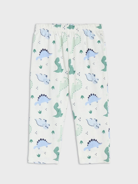 Sinsay Baby Boy's Light Green Dinosaur Printed Pajama Set 2pcs | Sinsay In Lebanon