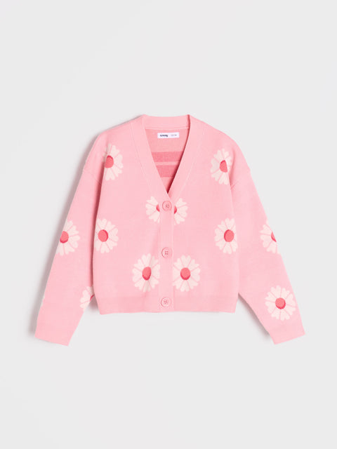 Sinsay Baby Girl's Pink With flowers Jacket  | Sinsay in Lebanon