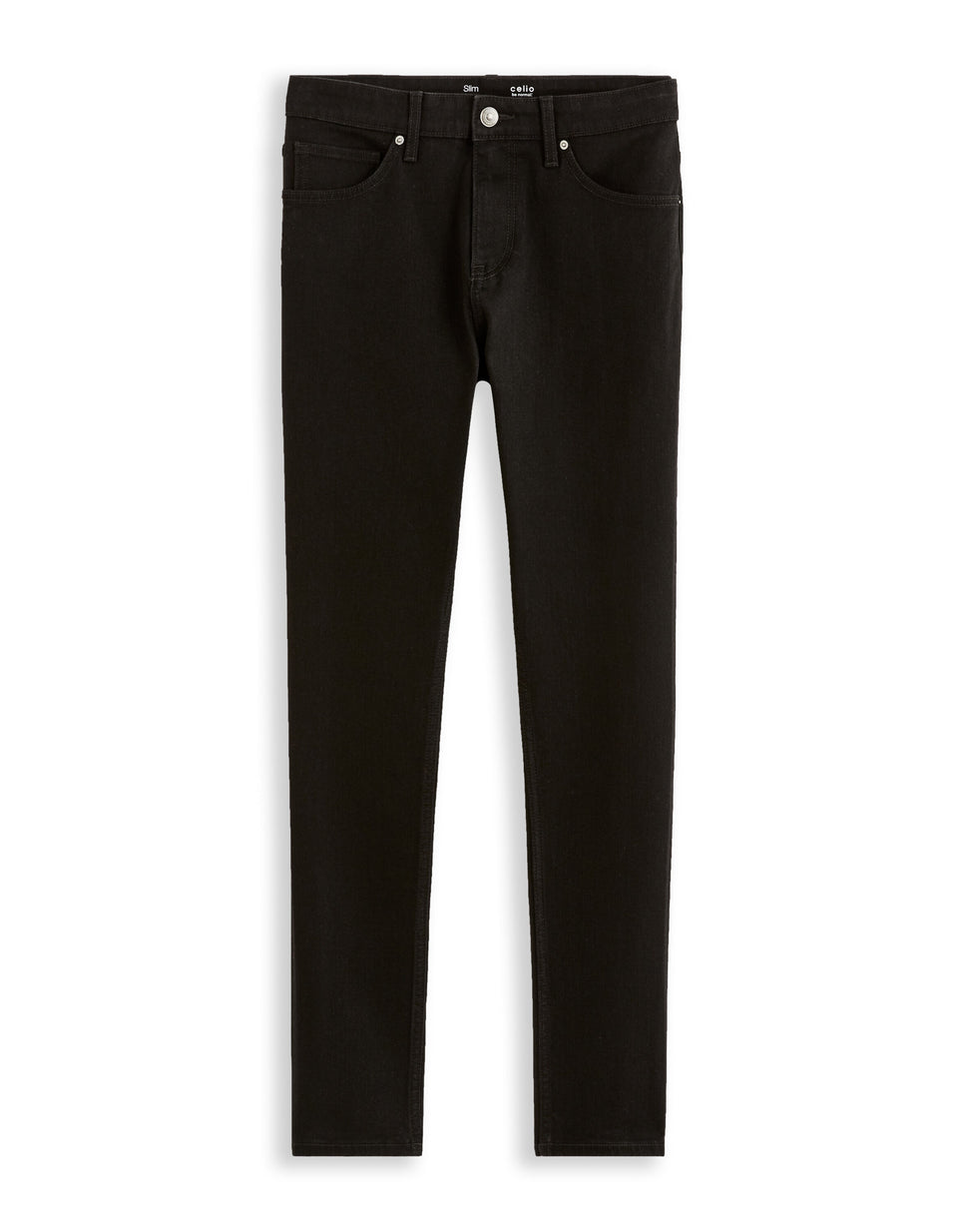 Celio Men's Black Slim Stretch Cotton Jeans|Celio In Lebanon
