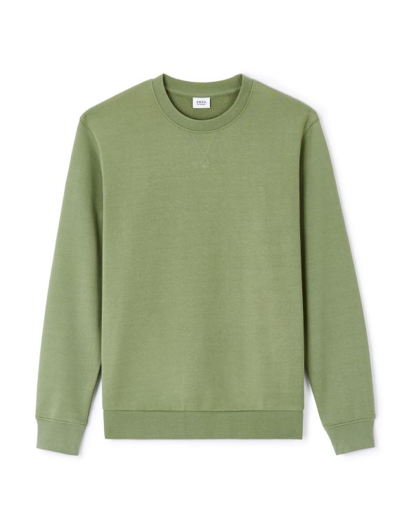 Celio Men’s Khaki Green Cotton Sweatshirt | Celio in Lebanon