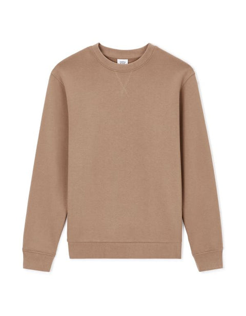 Celio Men's Taupe Classic Crewneck Sweatshirt|Celio In Lebanon