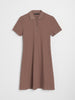 Sinsay Women’s Brown Ribbed Polo Mini Dress | Sinsay in Lebanon