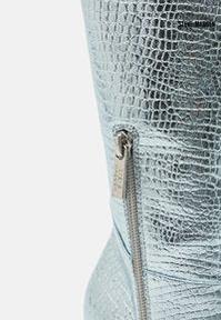 Steve Madden Women's Silver Croco Ally Heeled Knee Boots |Steve Madden in Lebanon