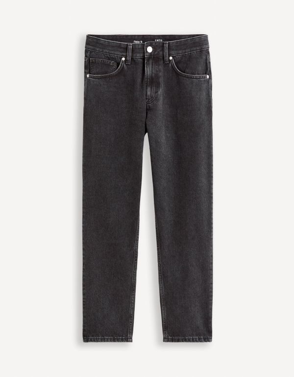 Celio Men's Black Relaxed Fit Jeans | Celio In Lebanon