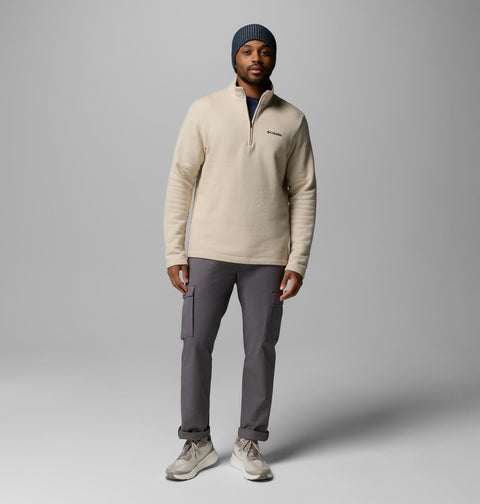 Columbia Men's Beige Great Hart Mountain™ III 1/4 Zip Sweater |Columbia In Lebanon