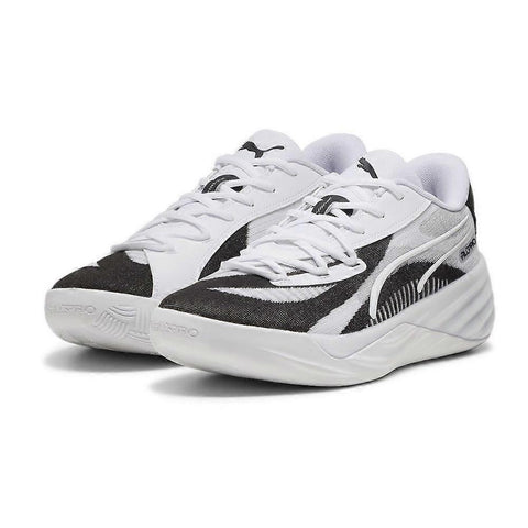 Puma Men's White & Black Athletic All-pro Nitro Sneaker | Puma In Lebanon