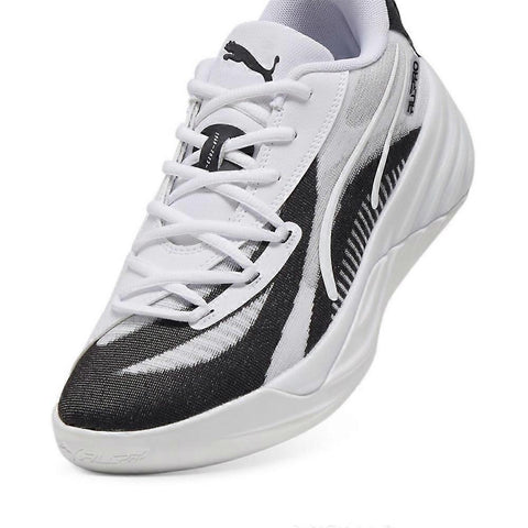 Puma Men's White & Black Athletic All-pro Nitro Sneaker | Puma In Lebanon