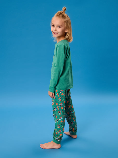 Sinsay Girl's Teel Green With graphic printed 2 pc Pajama Set   | Sinsay in Lebanon