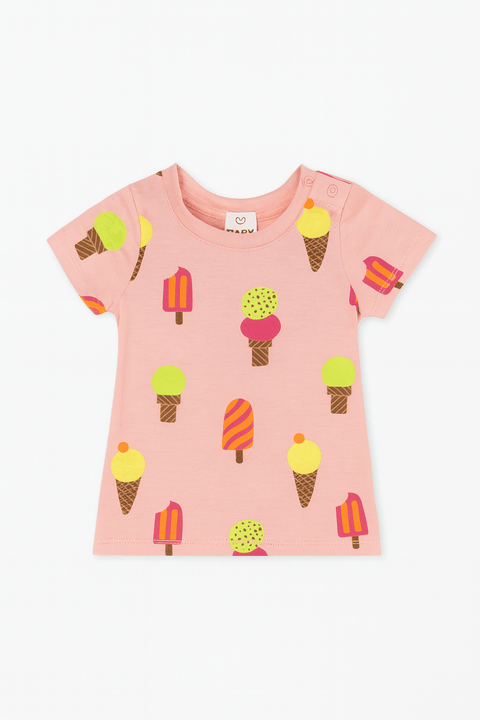 Cotton-On Girl's Rose T-Shirt ABFK1556