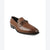 Alfani Men's Brown Jennerr Genuine Leather Bit Slip on Loafers