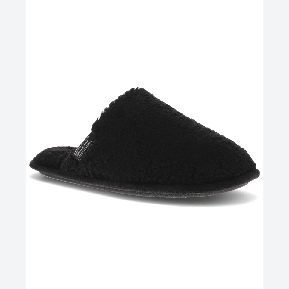 Levi's Women's Black Lacey Round Toe Lightweight Scuff Slippers