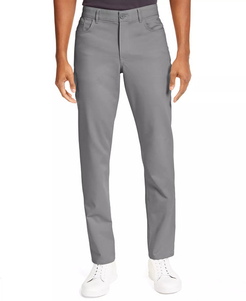 Calvin Klein Men's Gray  CK Move 365 Slim-Fit Performance Stretch Pants | Calvin Klein in Lebanon