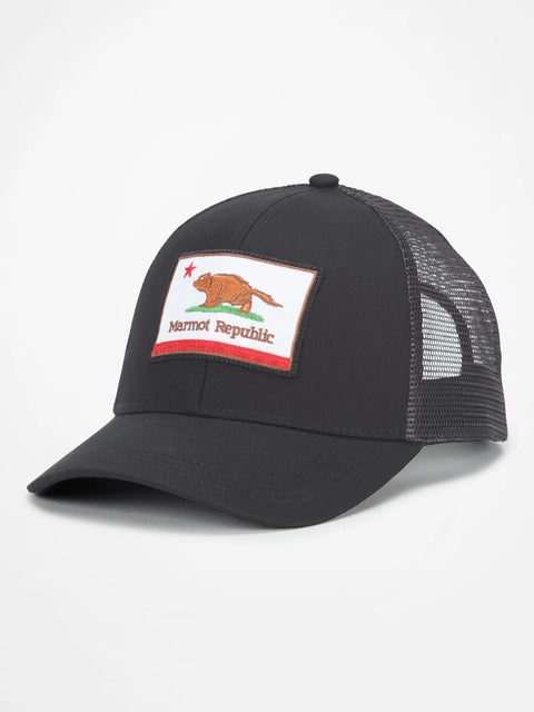 Marmot Men's Black Cap ABW944 shr
