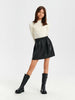 Sinsay Girls’ Black Faux-Leather Mini Skirt | Sinsay in Lebanon