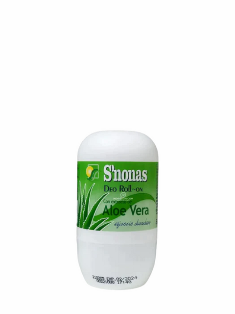 S'nonas Roll-On Deodorant With Aloe Vera Extracts For Women - 50ml