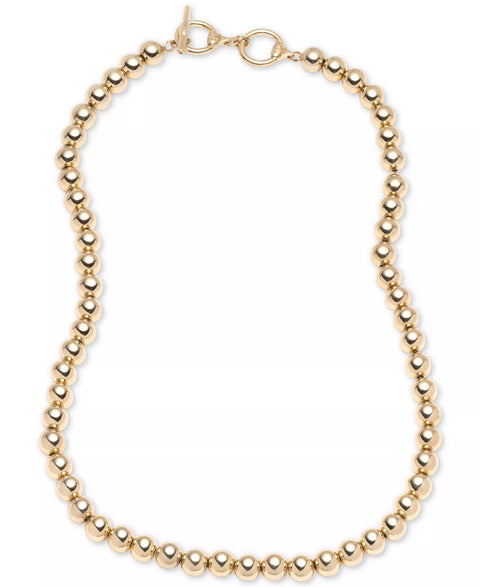 Lauren Ralph Lauren Women's Gold-Tone Metal Bead 20" Collar Necklace | Lauren Ralph Lauren In Lebanon