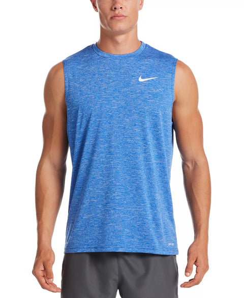 Nike Men's Blue Hydroguard Swim Sleeveless Blouse | Nike In Lebanon