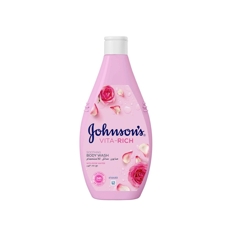Johnson's Vita-Rich Body Wash Soothing Rose Water 400ml | Johnson's In Lebanon