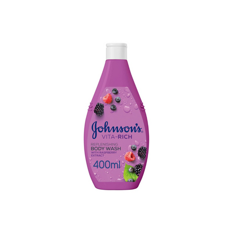 Johnson's Vita-Rich Body Wash Replenishing Berry 400ml | Johnson's In Lebanon