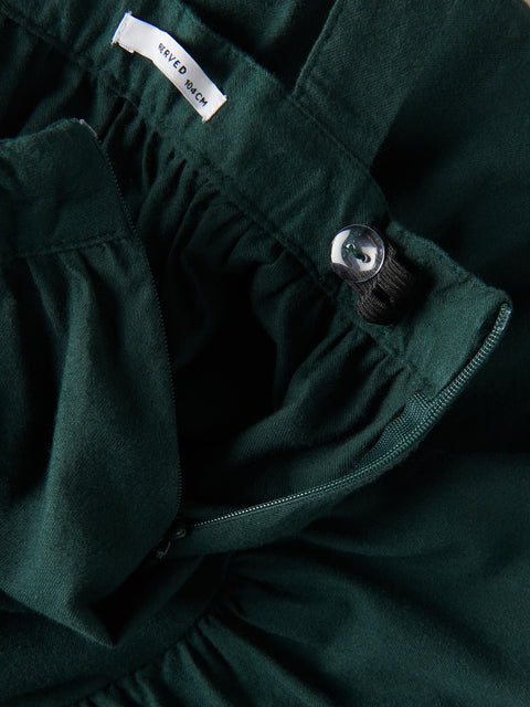 Reserved Baby Girl's Dark Green Suspender Skirt | Reserved In Lebanon