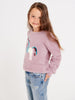 Sinsay Girls’ Pink Plush Eyelash Sweater | Sinsay Lebanon