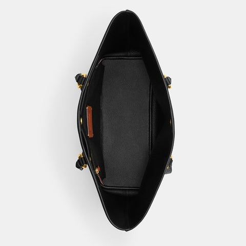 Coach Women's Black Refined Pebble Leather Legacy Tote Bag | Coach In Lebanon