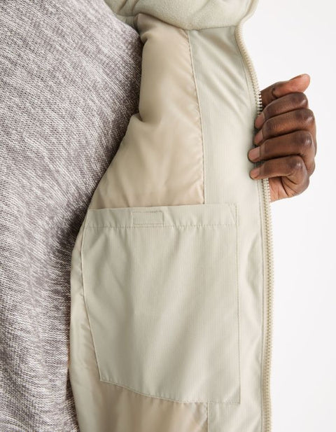 Celio Men's Ecru Puffer Hooded Vest|Celio In Lebanon