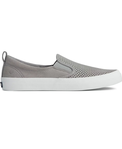 Sperry Women's Grey Crest Twin Gore Perforated Slip On Sneakers | Sperry In Lebanon