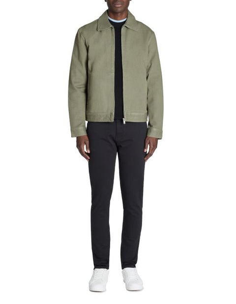 Celio Men's Khaki Green Shirt Collar Jackets | Celio In Lebanon